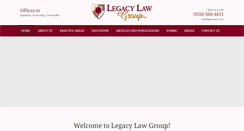 Desktop Screenshot of legacylawllc.com